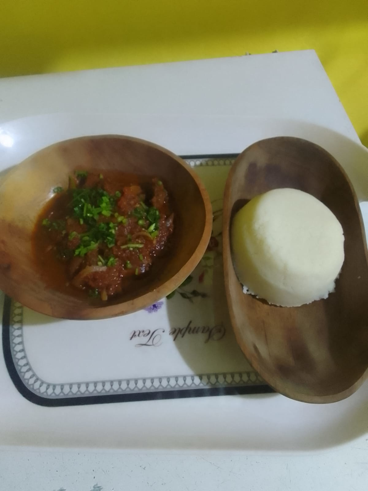 A photo of a happy customer at Grand Appetite